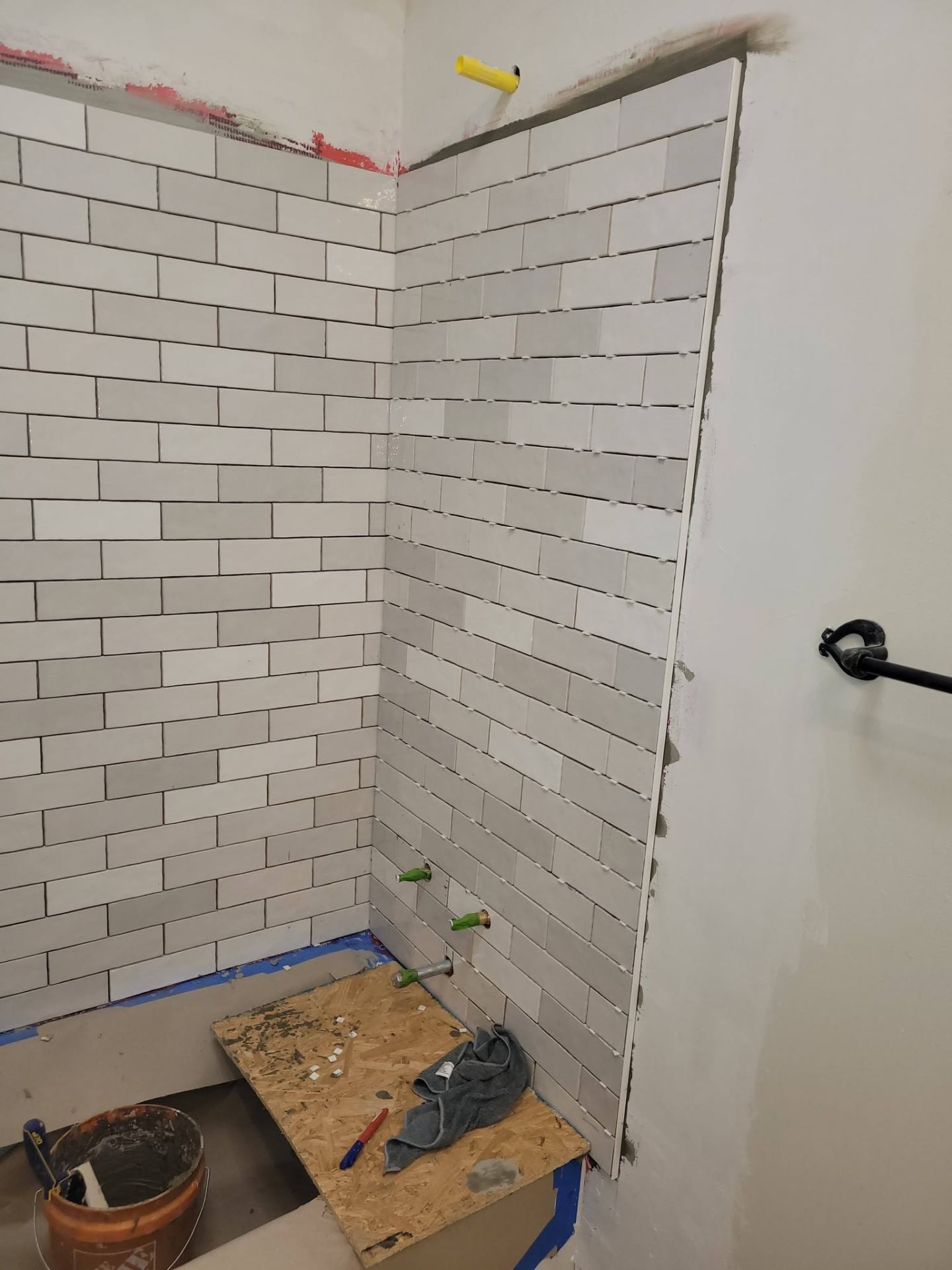 Subway Tile Shower Surround